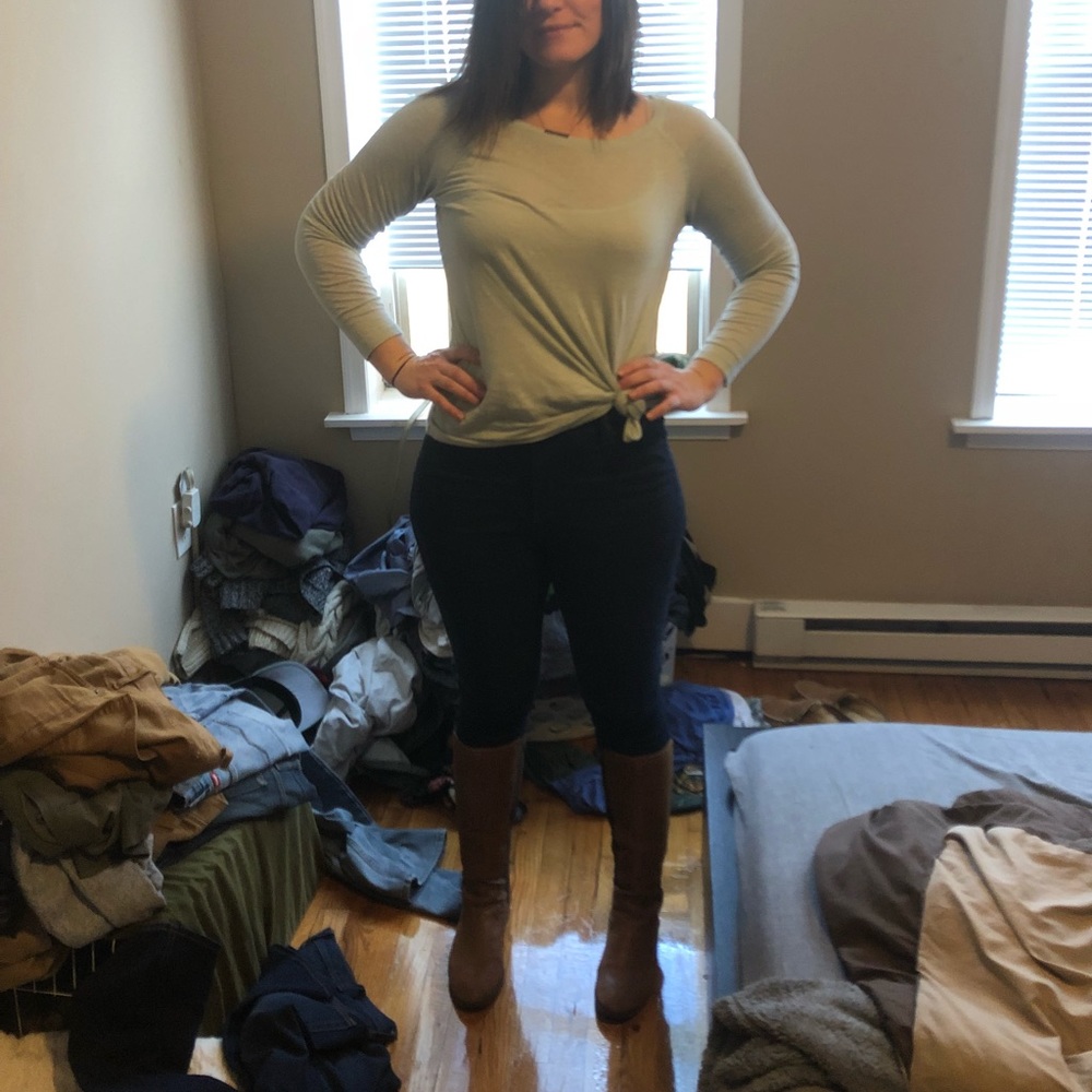 Light green banana republic sweater